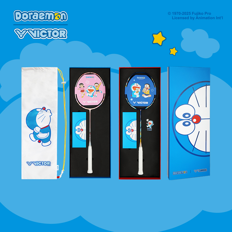 Victor X Doraemon Badminton Racquet Dream Set DRM SET (UNSTRUNG)