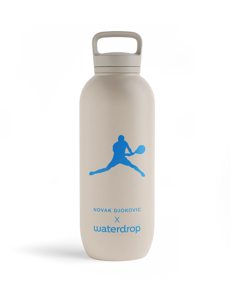 Waterdrop® Novak Djokovic · All-Purpose Thermo · Spout Lid 1.4L Stone