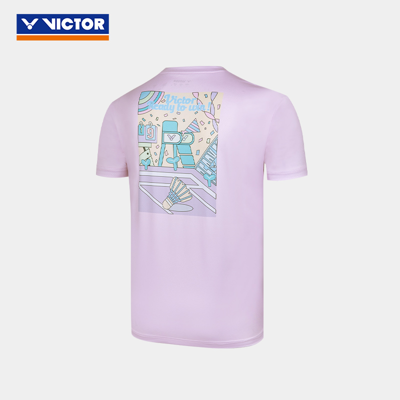 Victor Badminton Sports Shirt T-50034 I Pink UNISEX
