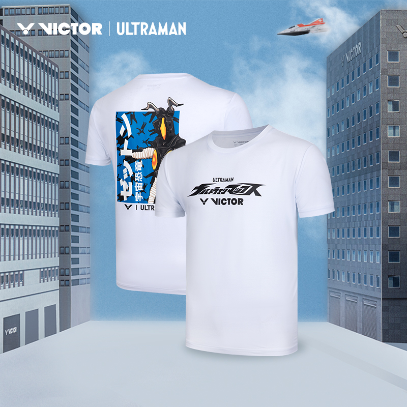 Victor X Ultraman Fashion Shirt T-503UTM White UNISEX