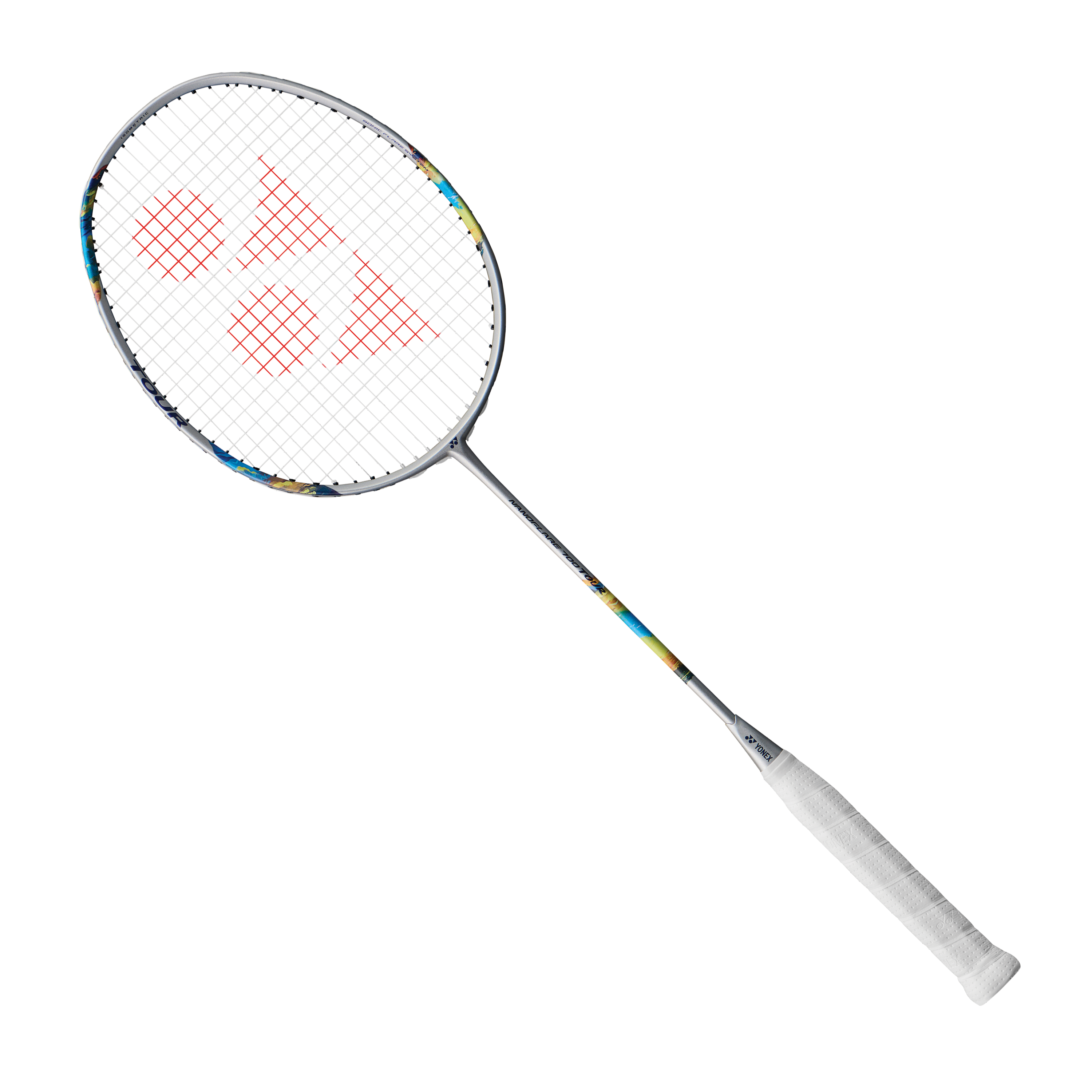 Yonex Nanoflare 700 Tour Badminton Racquet Silver/ Sky Blue (UNSTRUNG)