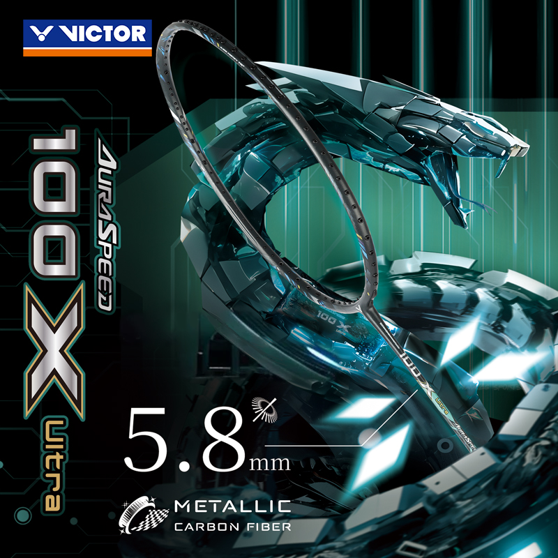 Victor Auraspeed 100X Ultra Badminton Racquet (UNSTRUNG)