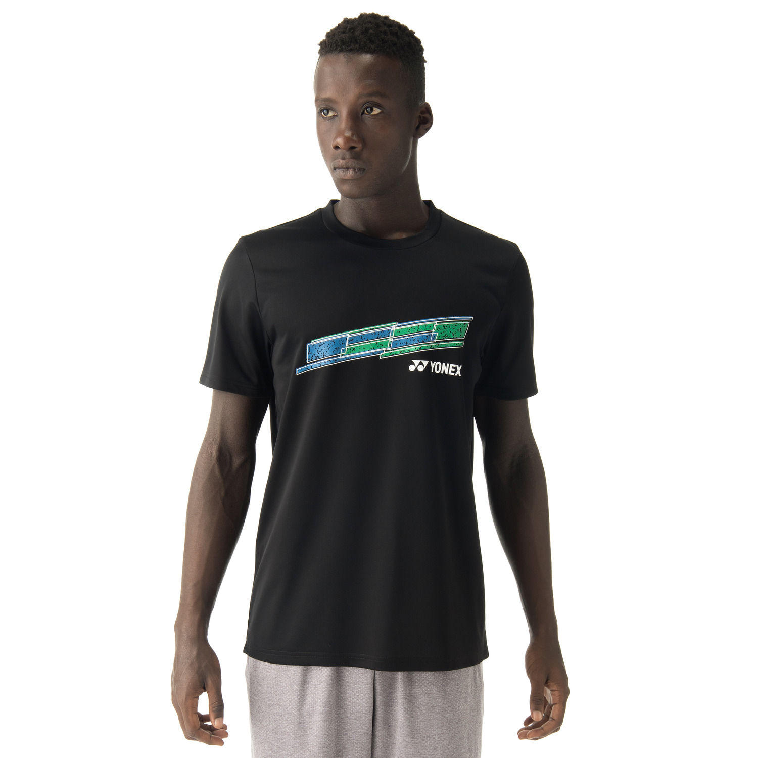 Yonex Badminton/ Tennis Sports Shirt (Fitted Style) 16810 Black UNISEX