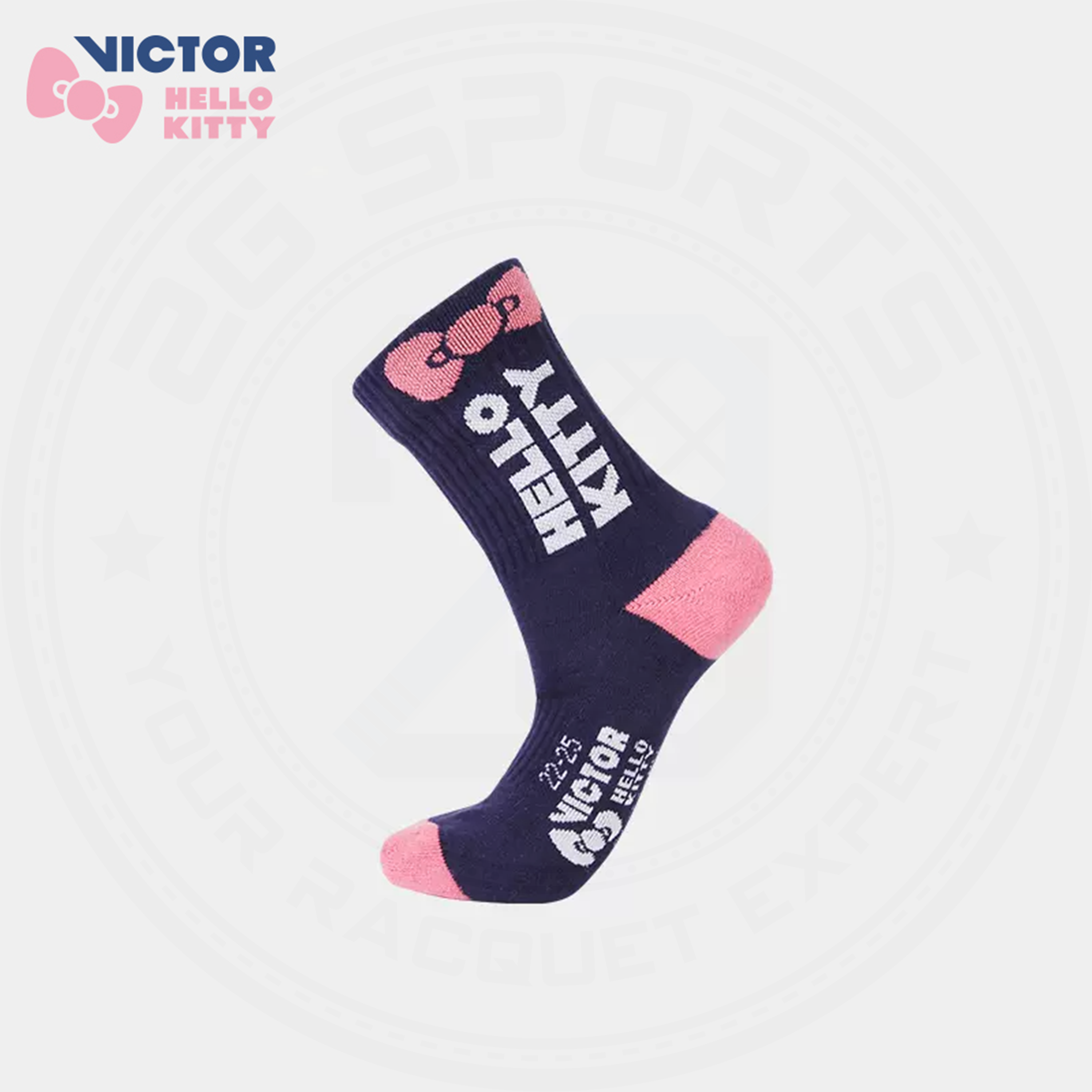 Victor X Hello Kitty SK-KT210 Socks Navy