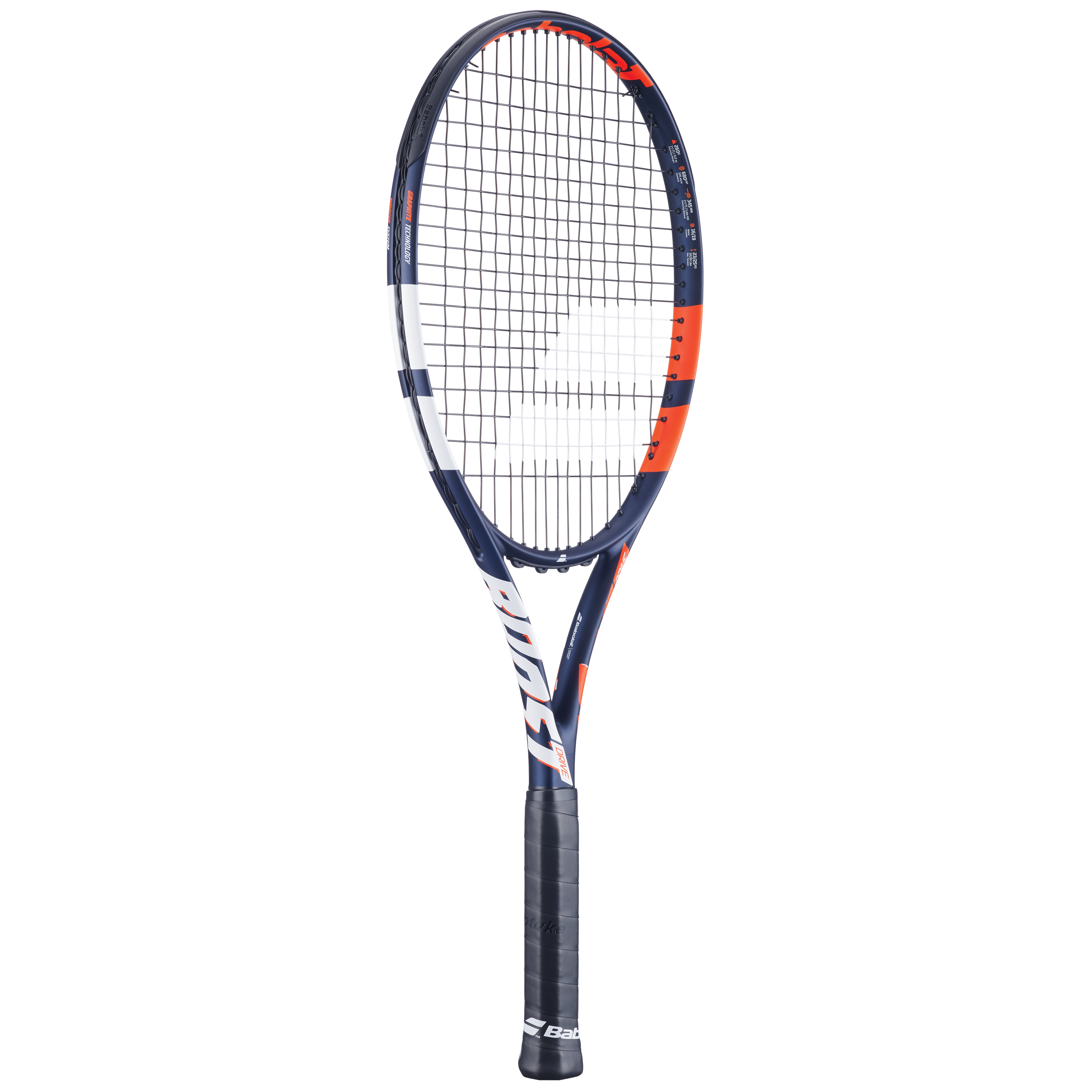 Babolat Boost Drive Tennis Racquet Blue/ Orange 260g (Ready to Go)