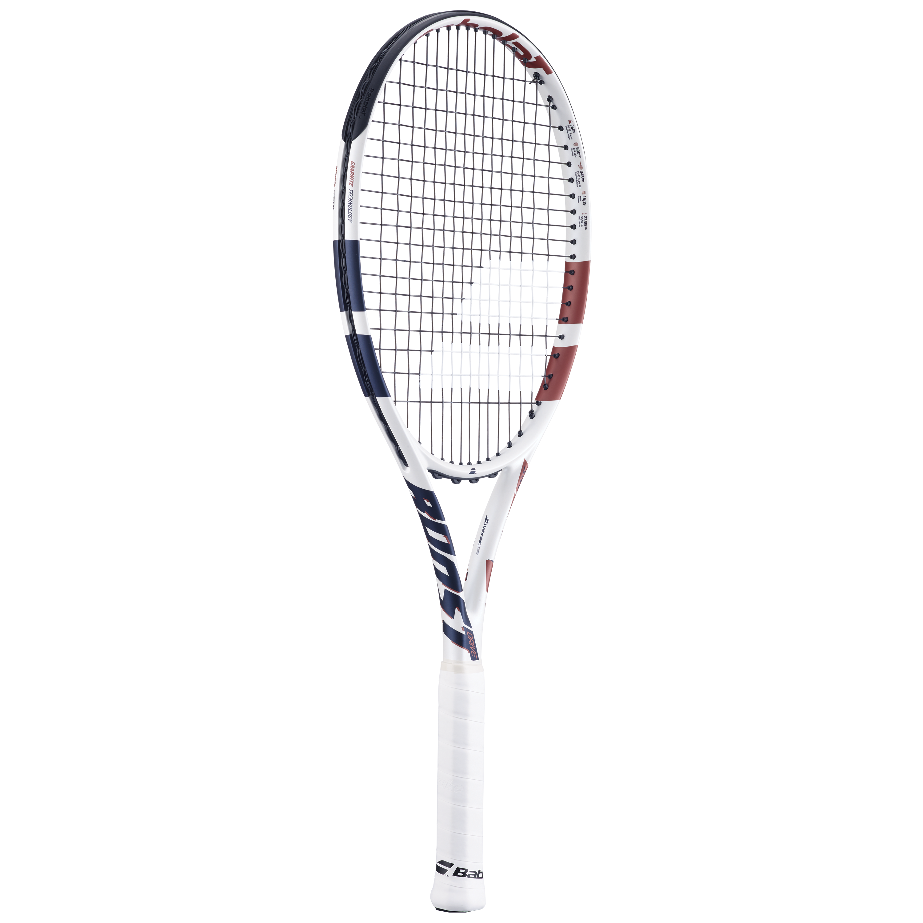Babolat Boost Drive Tennis Racquet White 260g (Ready to Go)
