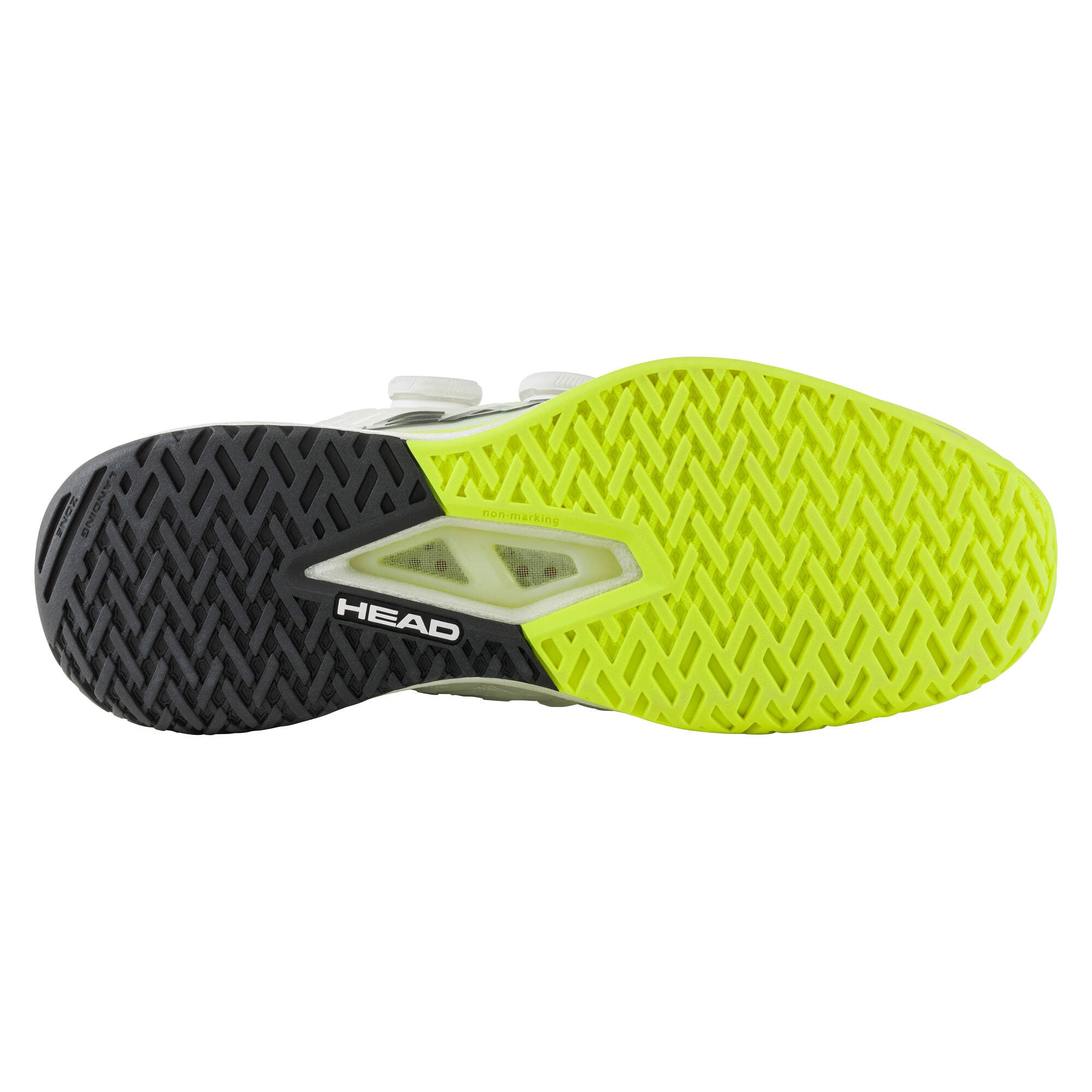 Head Endure Pro BOA All-Court Tennis Shoes White/ Yellow MEN'S