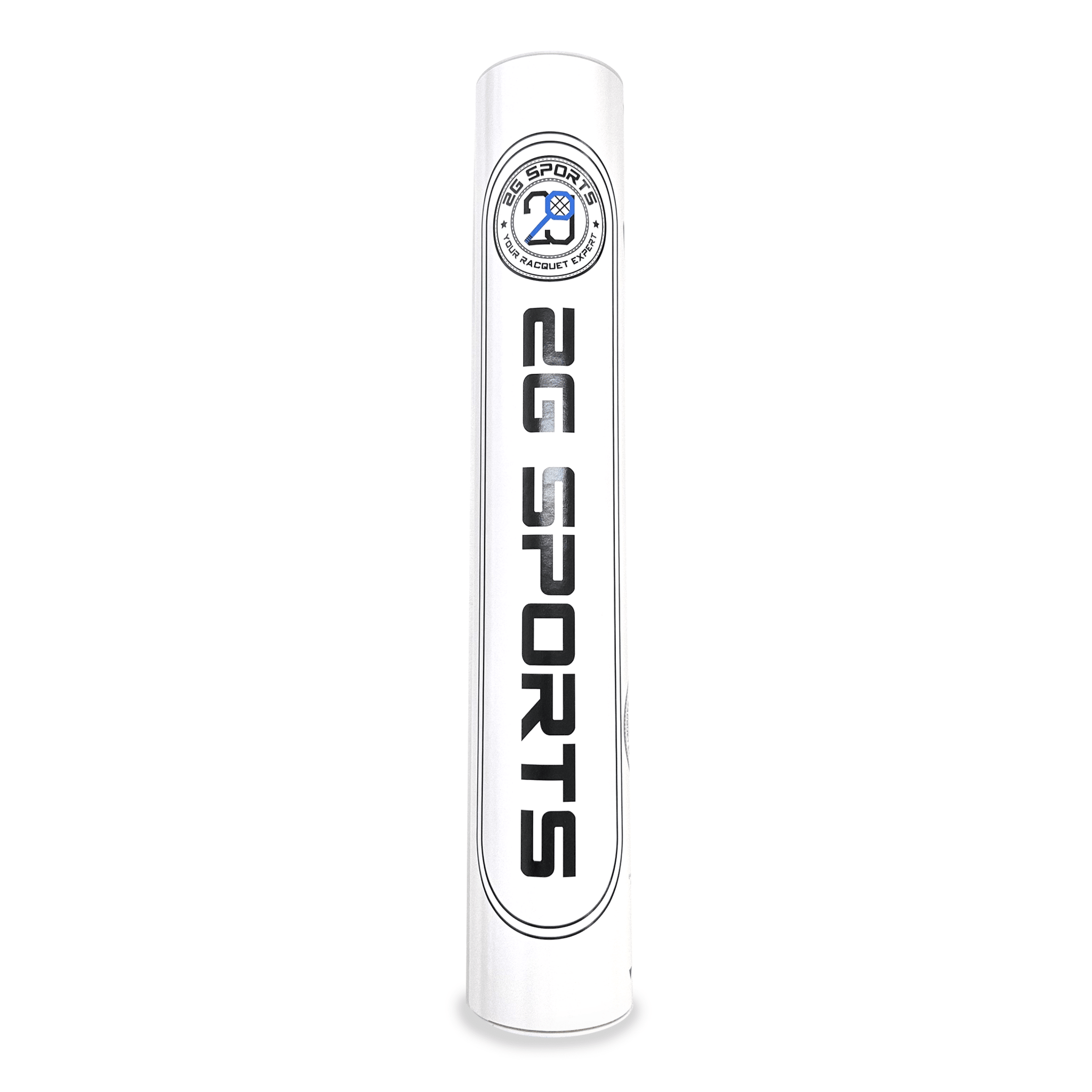 2G SPORTS WHITE label Badminton Feather Shuttlecocks One Tube - 2G SPORTS