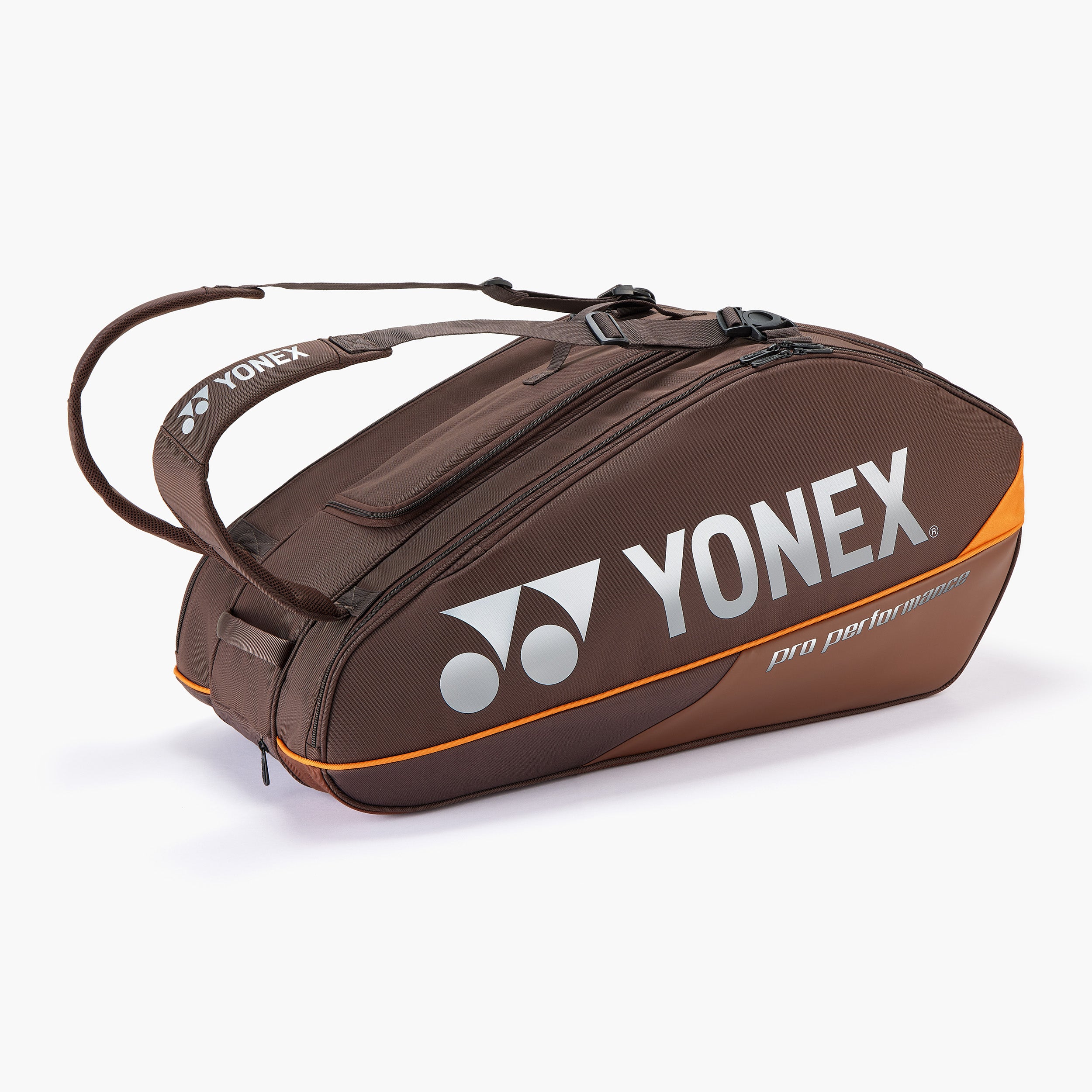 Yonex Pro Racquet Badminton/ Tennis Sports Bag (9pcs) BA92429EX (Espresso Brown)