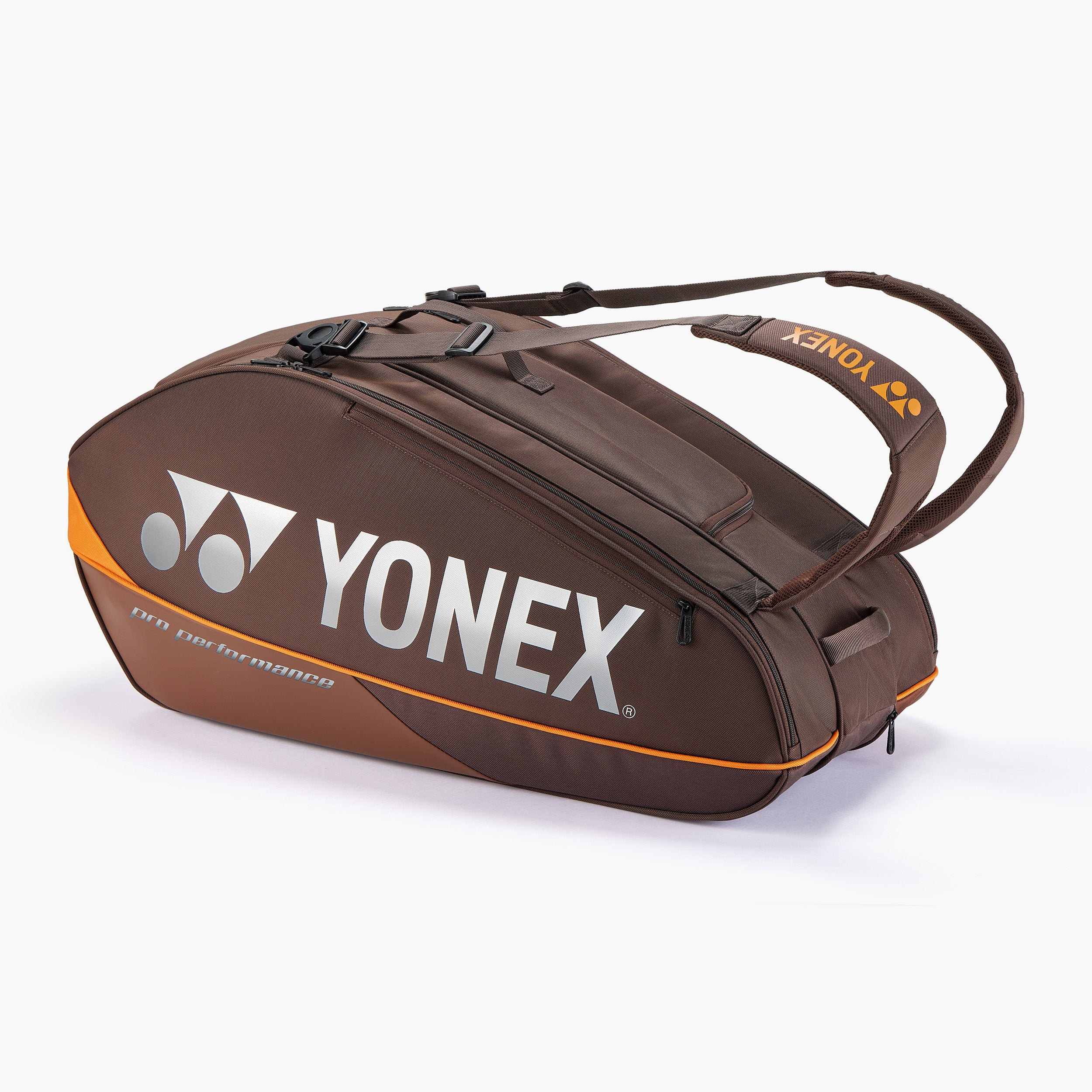 Yonex Pro Racquet Badminton/ Tennis Sports Bag (9pcs) BA92429EX (Espresso Brown)
