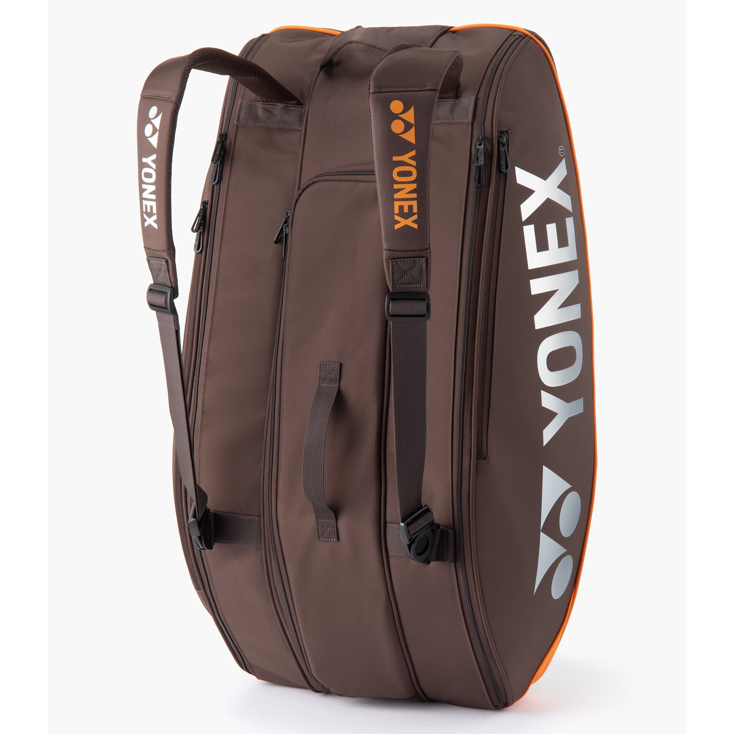 Yonex Pro Racquet Badminton/ Tennis Sports Bag (9pcs) BA92429EX (Espresso Brown)