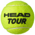 Head TOUR 4 Ball 18 Can Box Tennis Balls