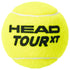 Head TOUR XT Extra Duty 4 Ball 18 Can Box Tennis Balls