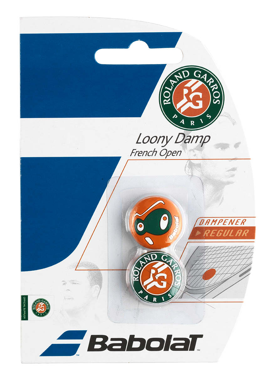 Babolat Loony Damp Roland Garros Vibration Dampener 2pcs