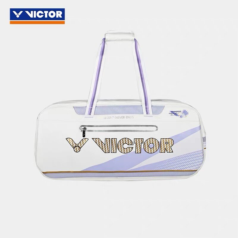 Victor X ZSW Badminton Tournament Bag (6pcs) BR5680ZSW (White/ Pastel Lilac)