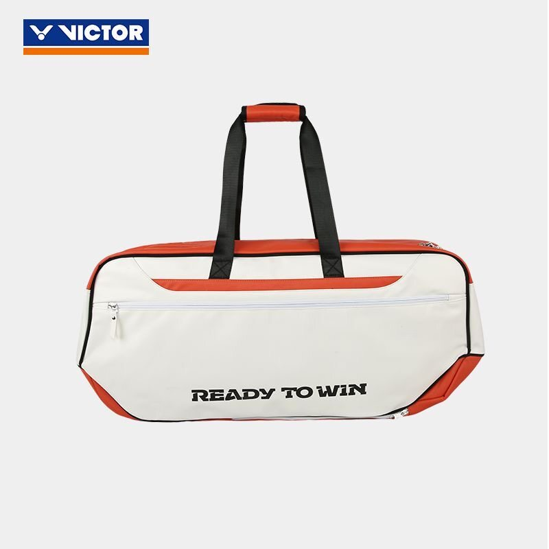 Victor Badminton Tournament Bag (6pcs) BR5618 AO (White/ Orange)