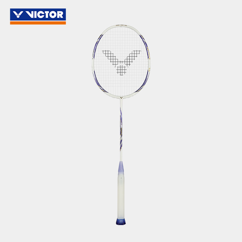Victor DriveX 12 ZSW AJ (White/ Purple) Badminton Racquet (UNSTRUNG)