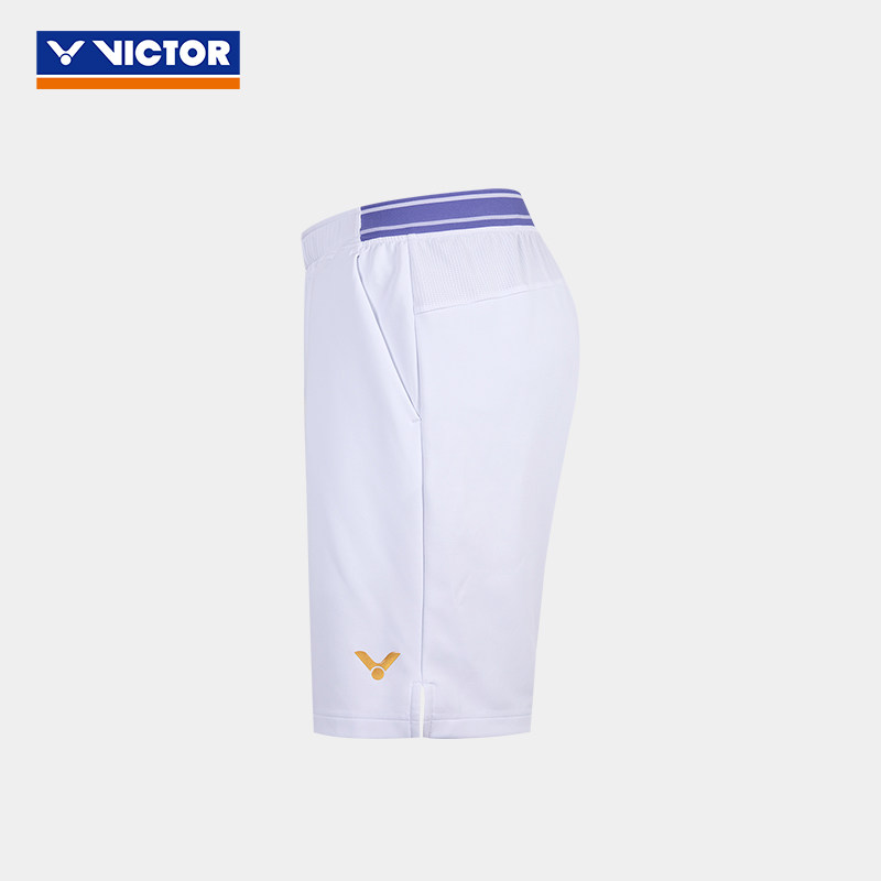 Victor X ZSW Sports Shorts (Fitted Cut) R-602ZSW A (White) UNISEX