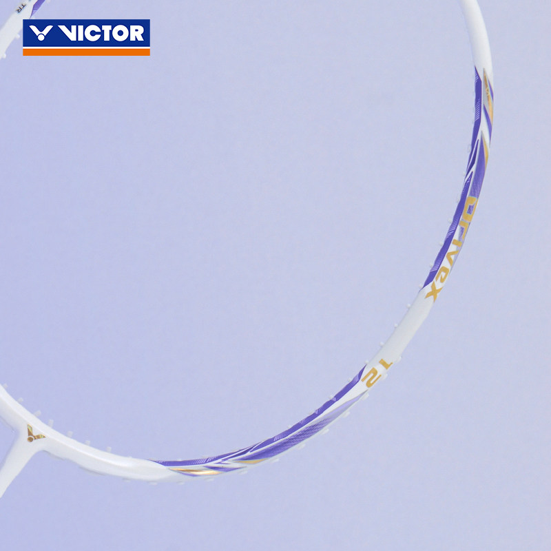 Victor DriveX 12 ZSW AJ (White/ Purple) Badminton Racquet (UNSTRUNG)