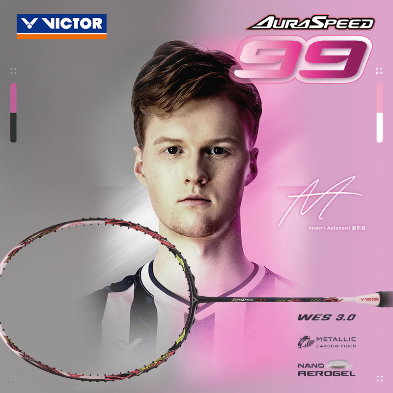 Victor Auraspeed 99 Metallic Badminton Racquet Blueberry Violet (UNSTRUNG)