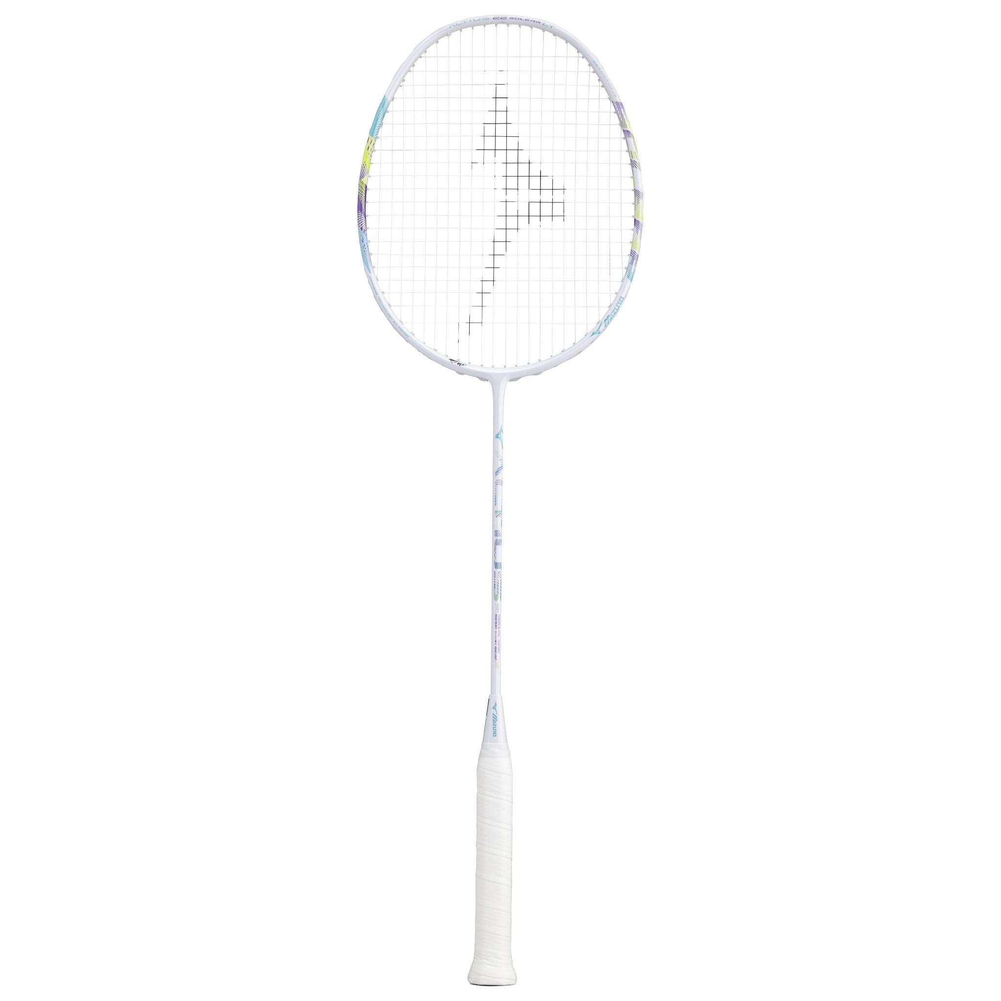 Mizuno Altius 22 Solear LT Badminton Racquet (White/ Blue) (UNSTRUNG)