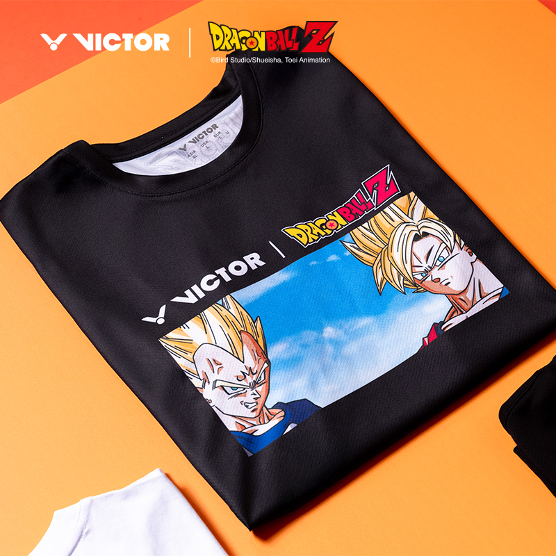 Victor X Dragon Ball Z Sports Shirt T-501DBZ Black UNISEX