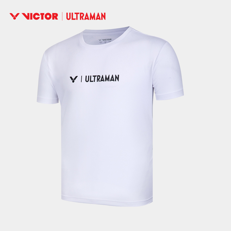 Victor X Ultraman Sports Shirt T-501UTM White UNISEX
