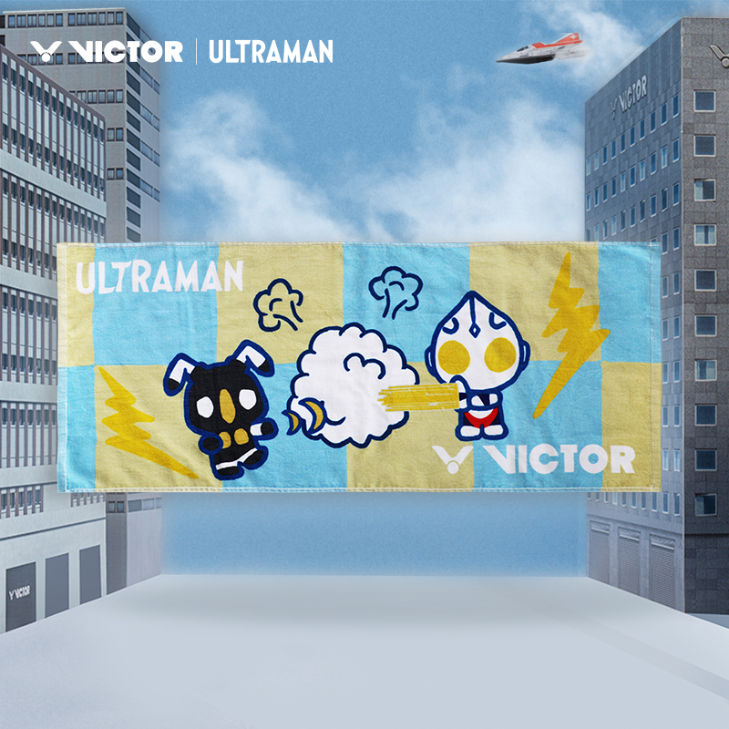 Victor X Ultraman Towel TW507UTM M Blue