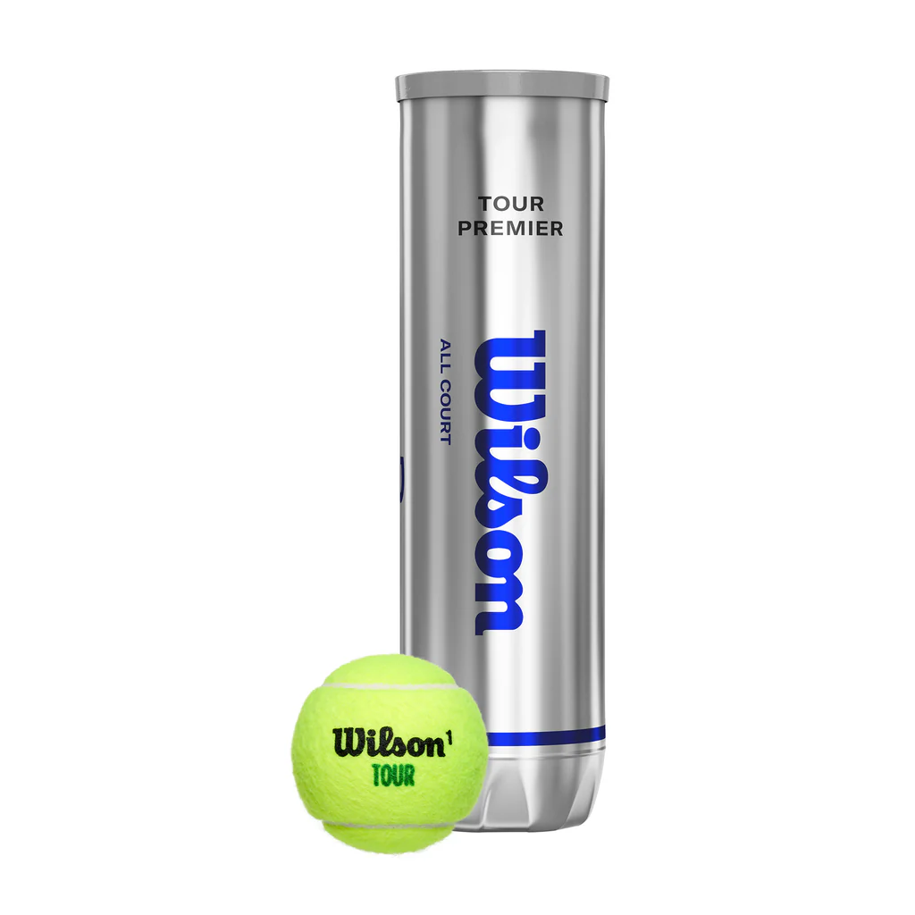 Wilson Tour Premier All-Court 4 Ball 18 Can Tennis Balls