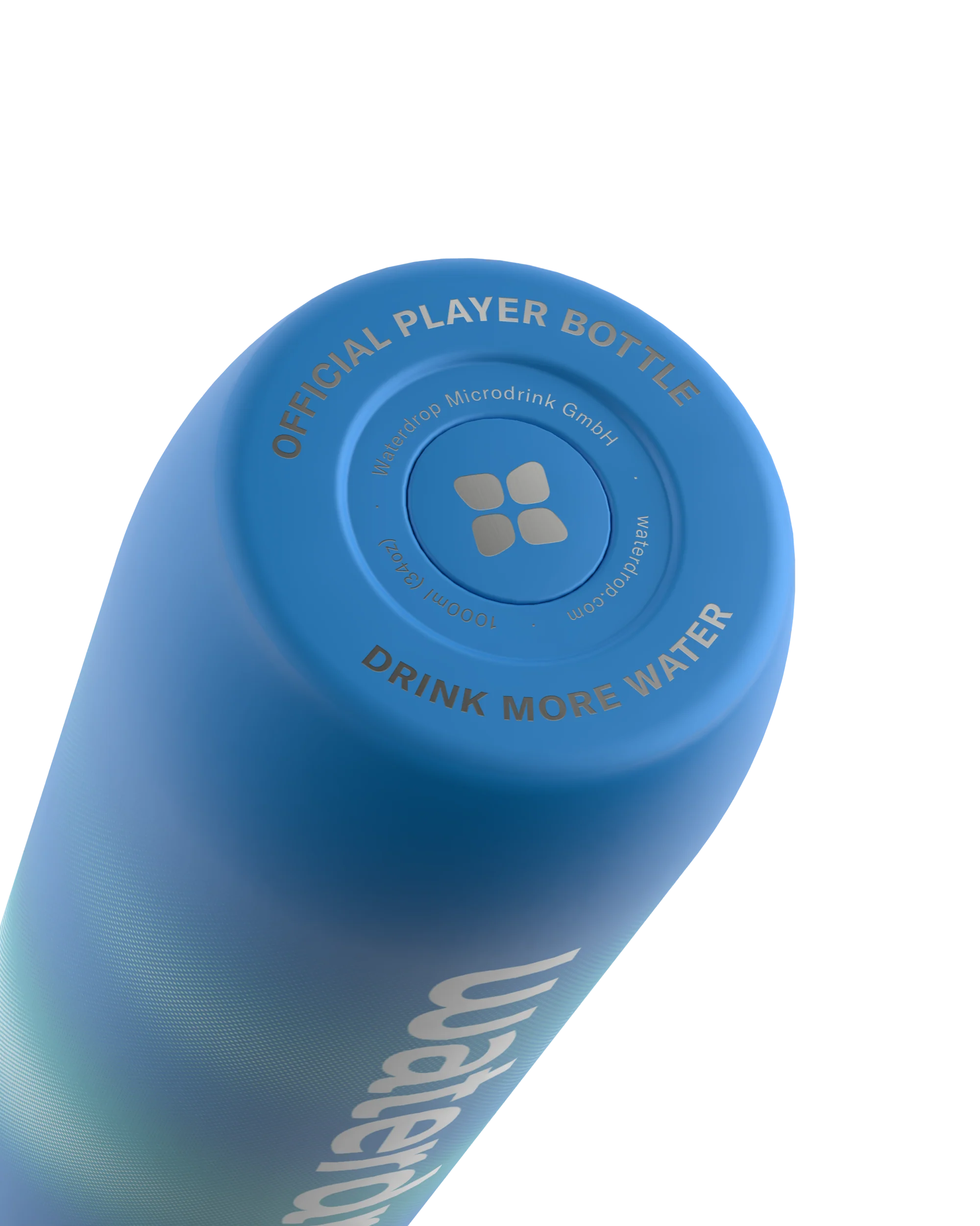 Waterdrop® Australian Open Official Player Bottle 2026 1L Blue (Preorder)