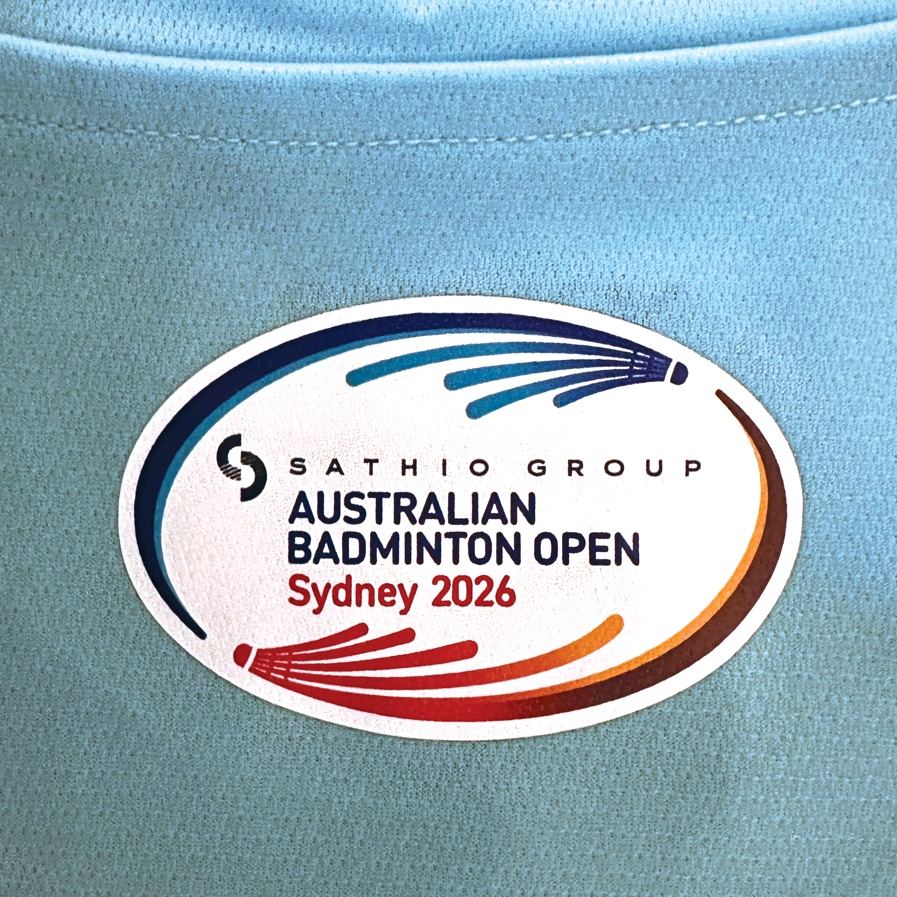 Victor Australian Badminton Open Souvenir Sports Shirt T-ABO26 R (Aqua) MEN'S