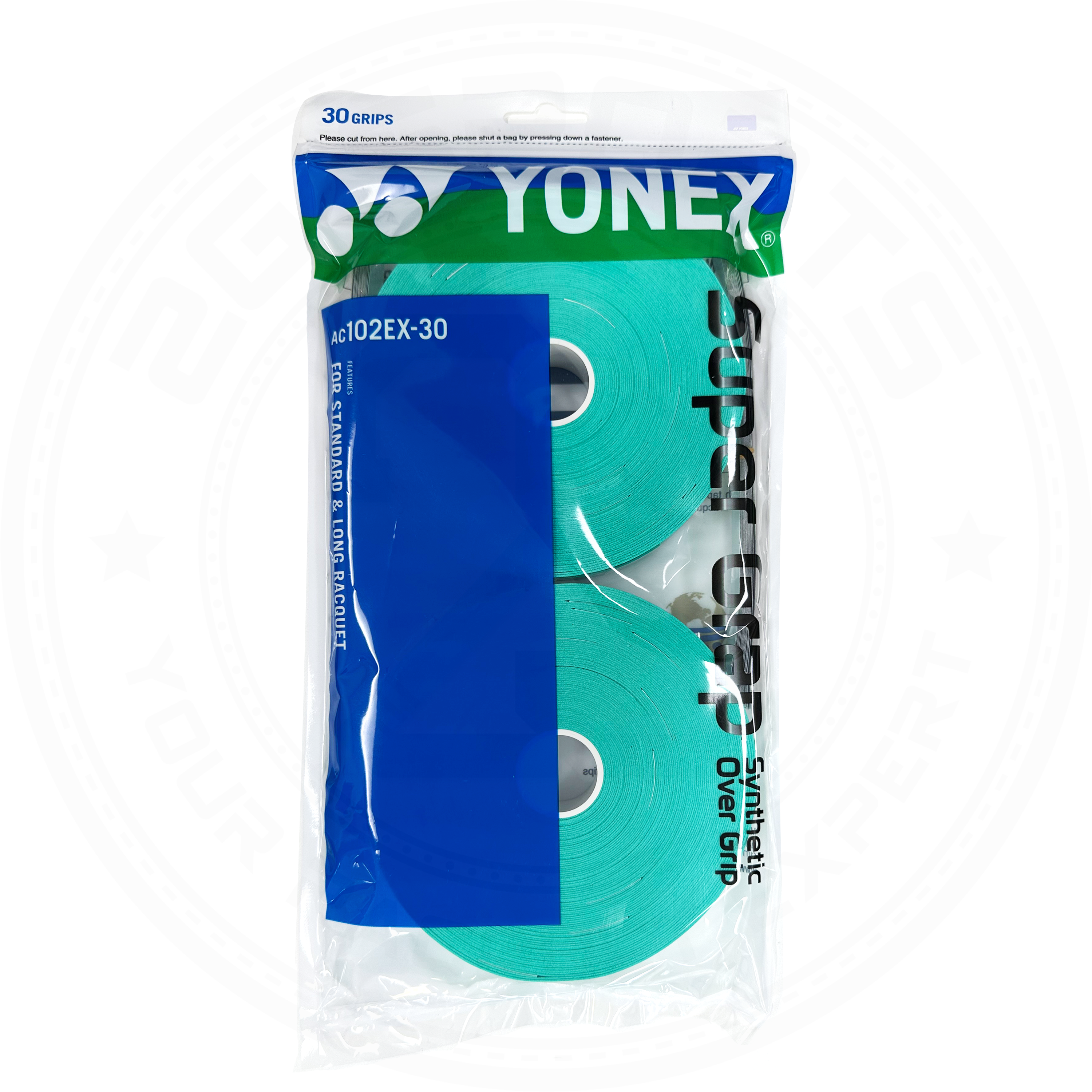 Yonex Super Grap AC102EX-30(30 Wraps) White/ Yellow/ Black