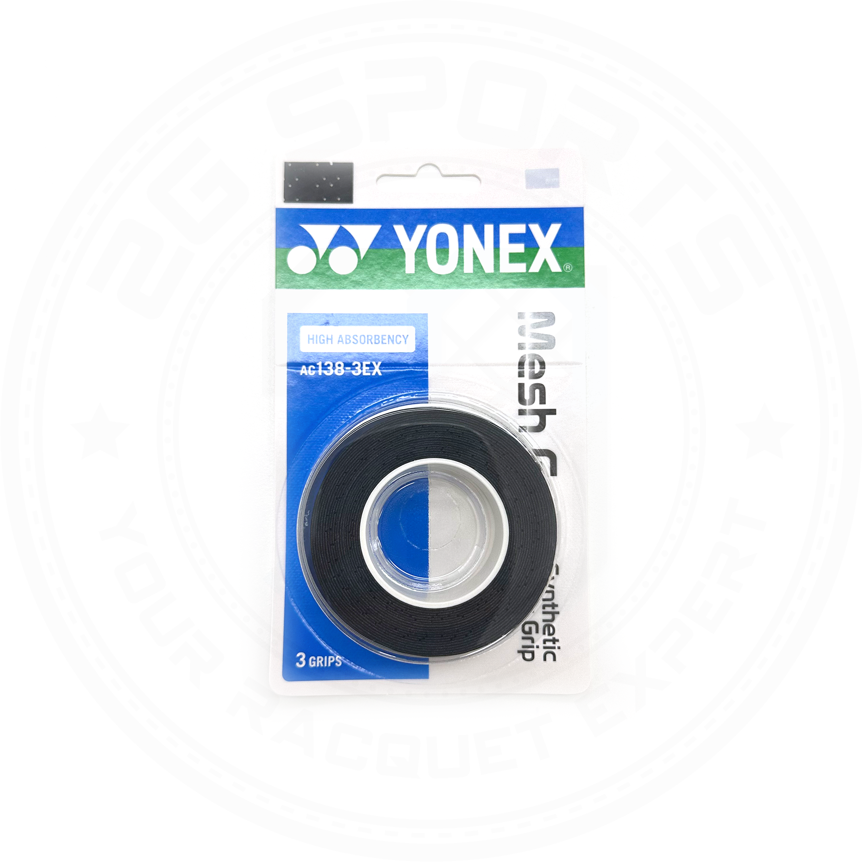 Yonex AC138-3EX Mesh Graps(3 wraps)