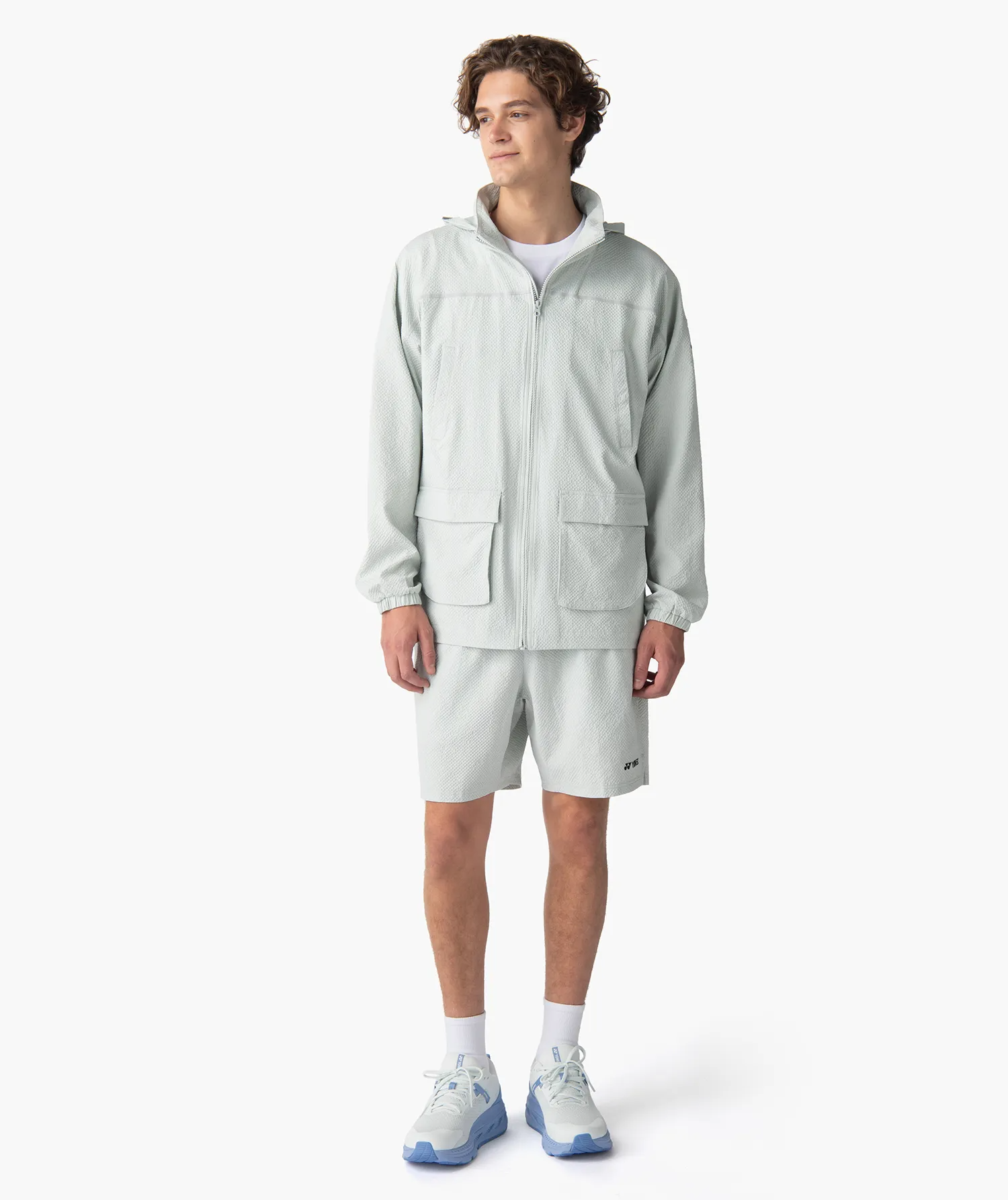 Yonex Premium Warm-up Jacket 50197 (Silver Gray) MEN'S