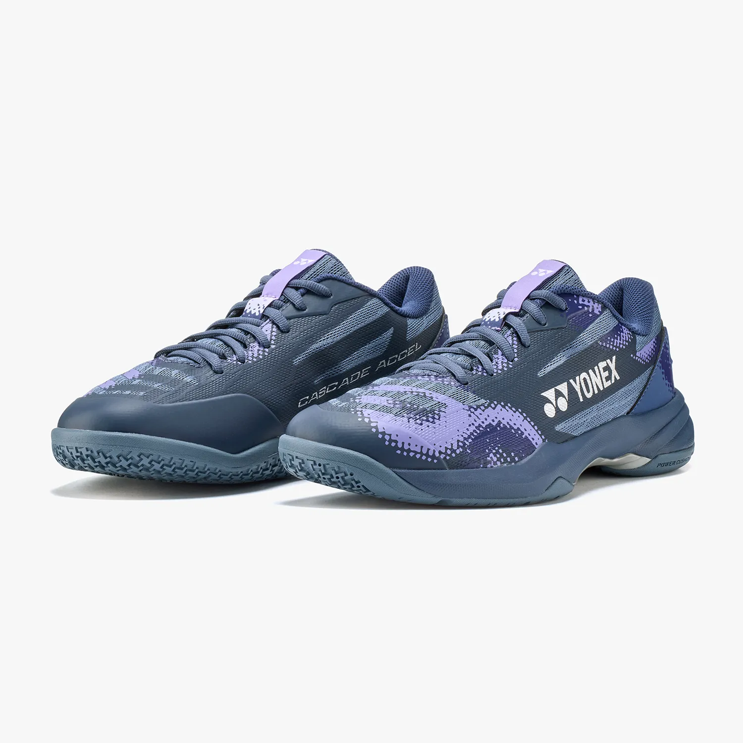 Yonex Power Cushion Cascade Accel WIDE Badminton Shoes (Purple) MEN'S