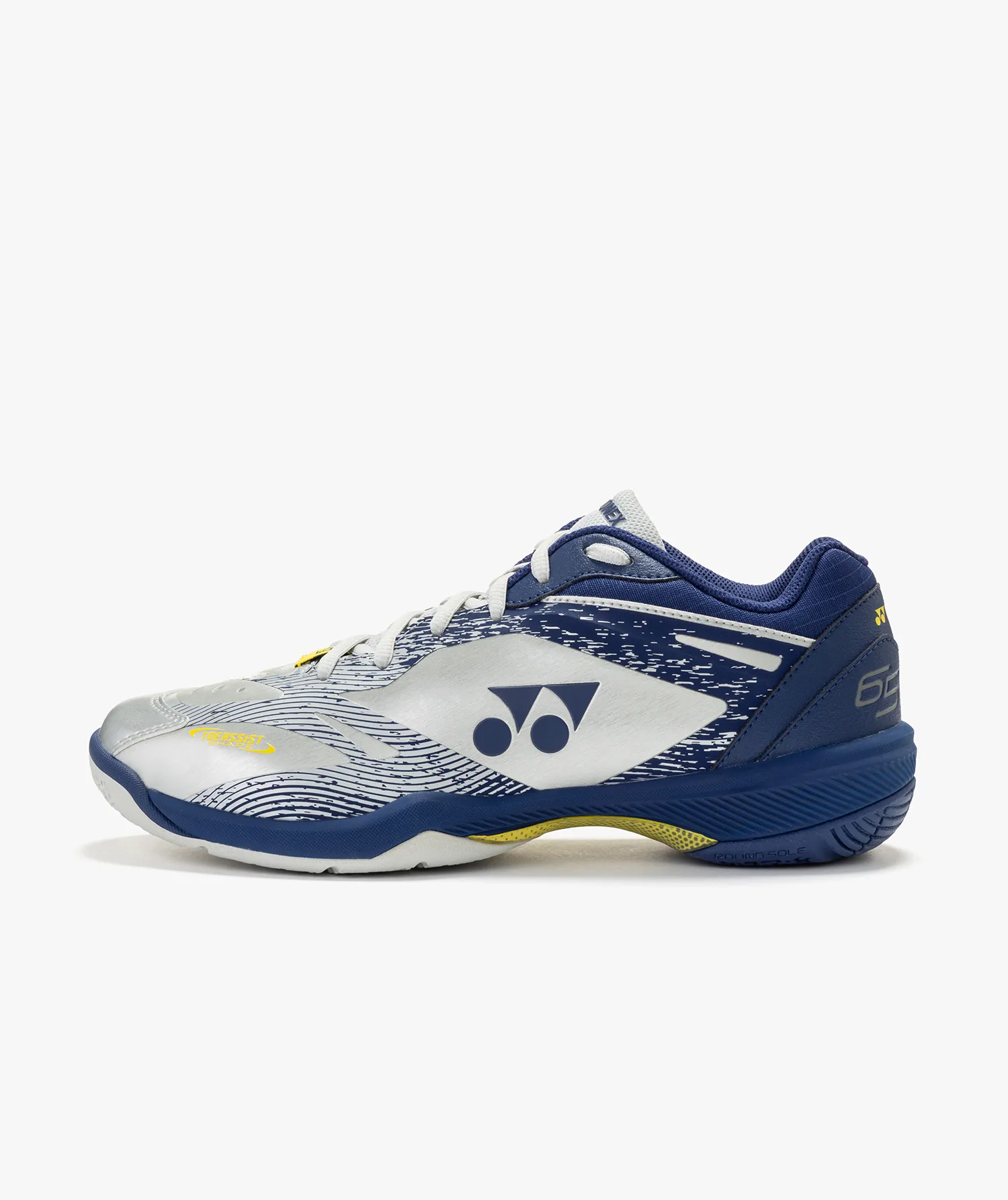 Yonex Power Cushion 65Z VA Badminton Shoes (Silver/ Navy) MEN'S