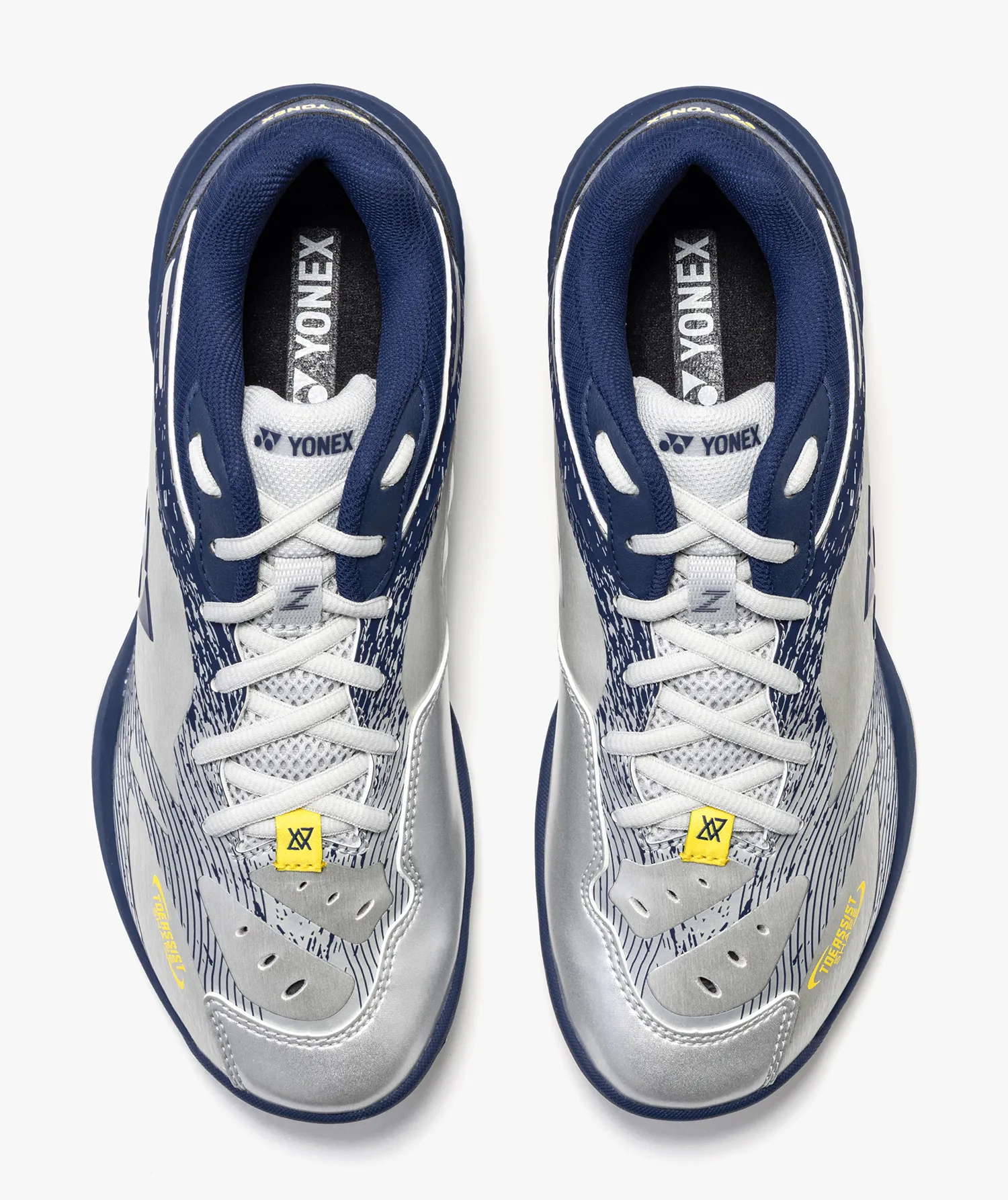 Yonex Power Cushion 65Z VA Badminton Shoes (Silver/ Navy) MEN'S