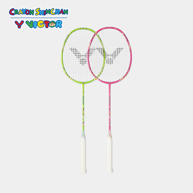 Victor X Crayon Shin-Chan Auraspeed ARS-CS Set Badminton Racquets 4U(83g)G5 (Ready to Go)