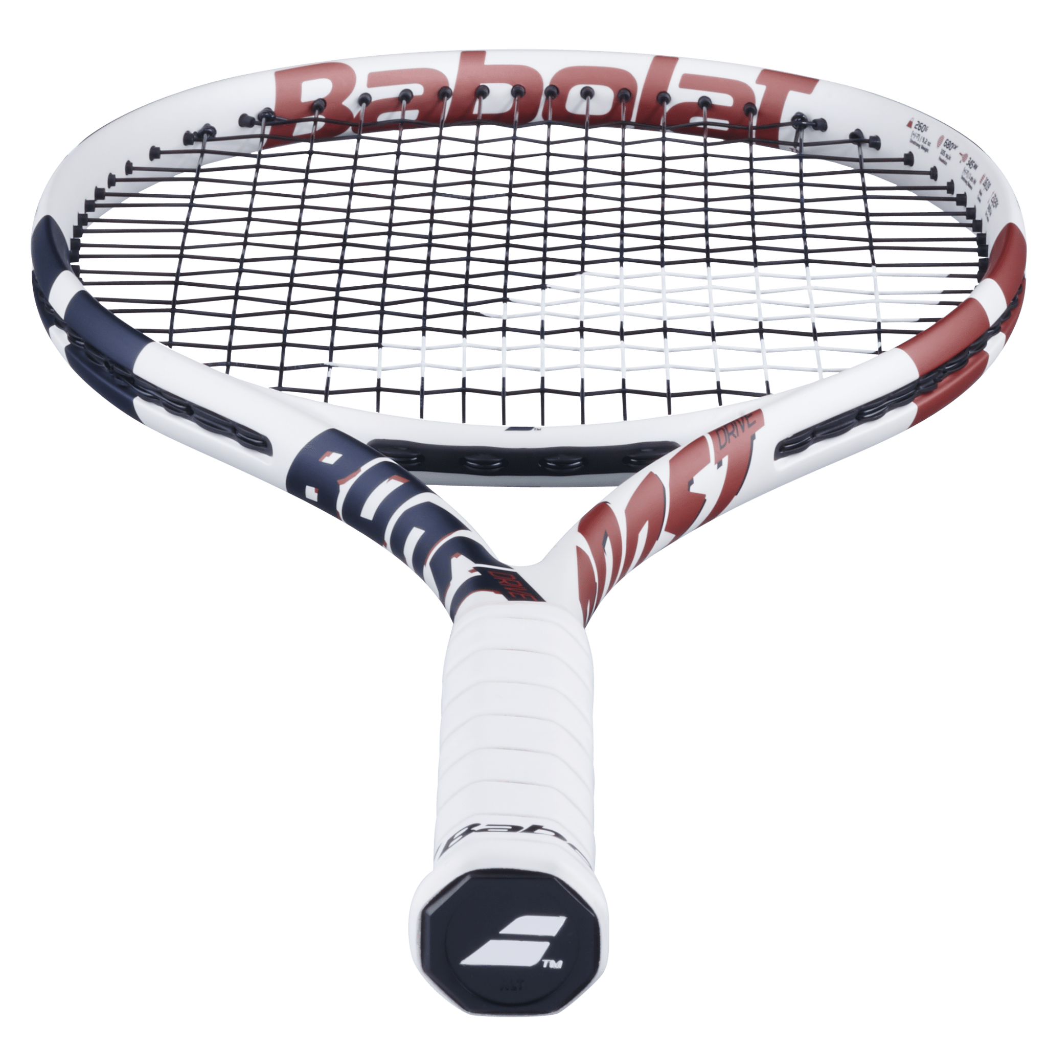 Babolat Boost Drive Tennis Racquet (White) 260g (Ready to Go) - 2G SPORTS