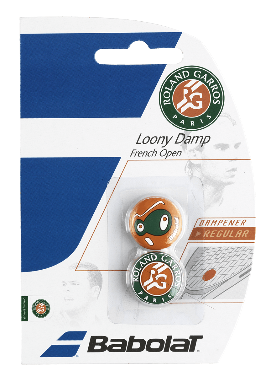 Babolat Loony Damp Roland Garros Vibration Dampener 2pcs - 2G SPORTS