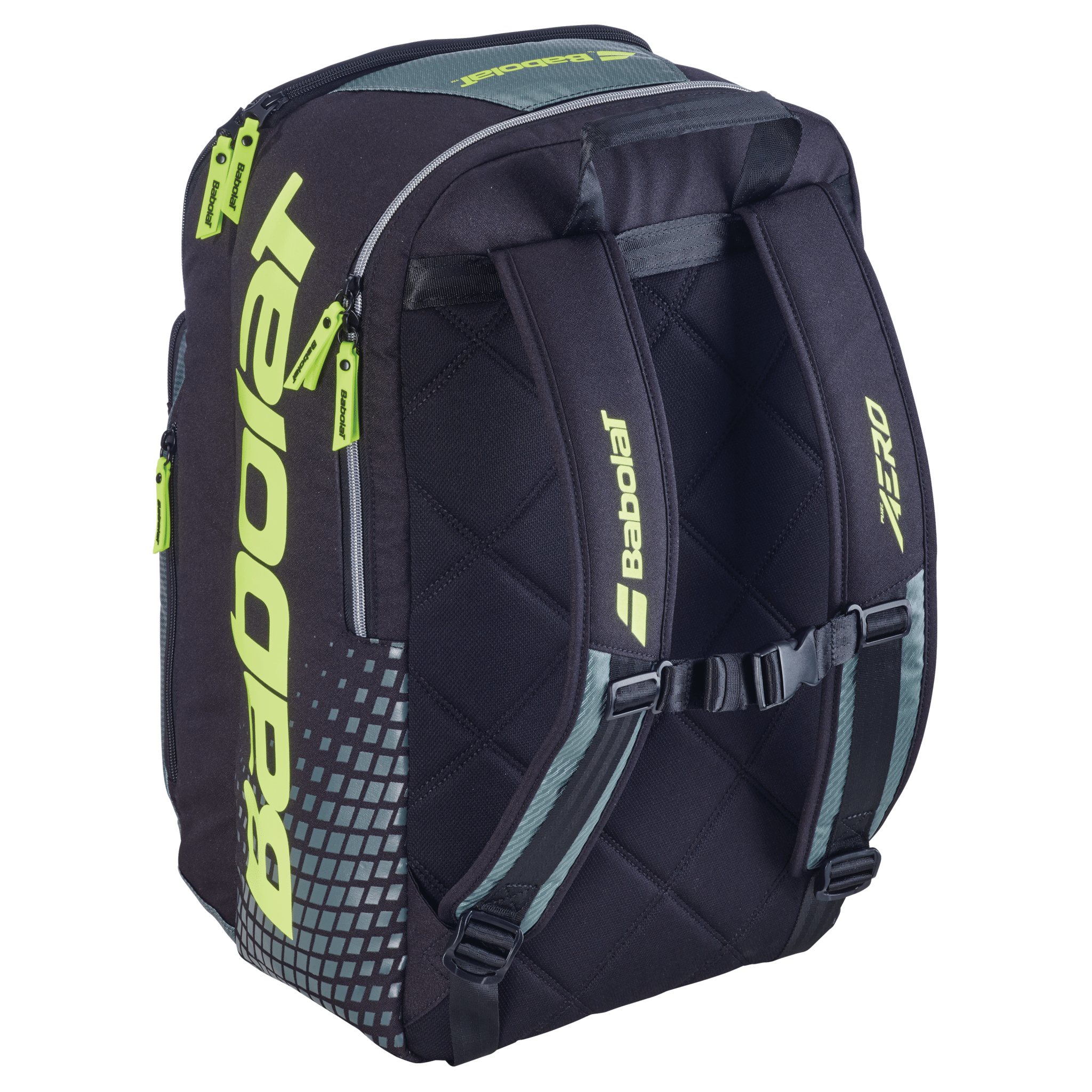Babolat PA Backpack (Grey/ Yellow) - 2G SPORTS