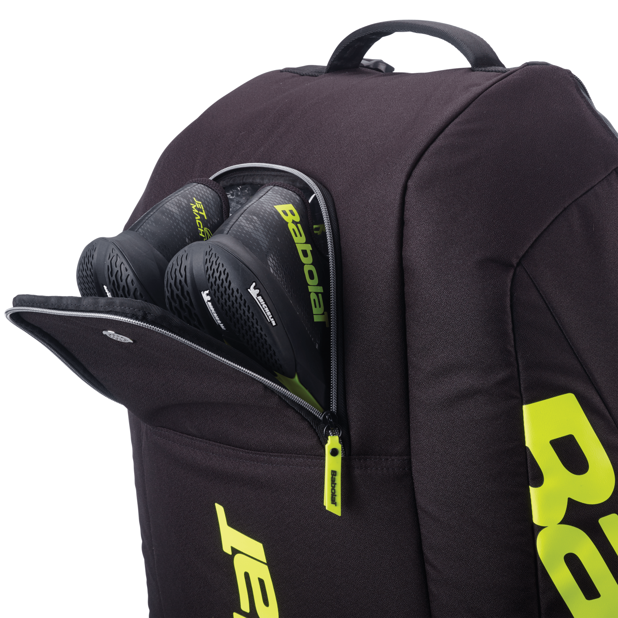 Babolat RH12 Racquet Bag (12pcs) (Grey/ Yellow) - 2G SPORTS