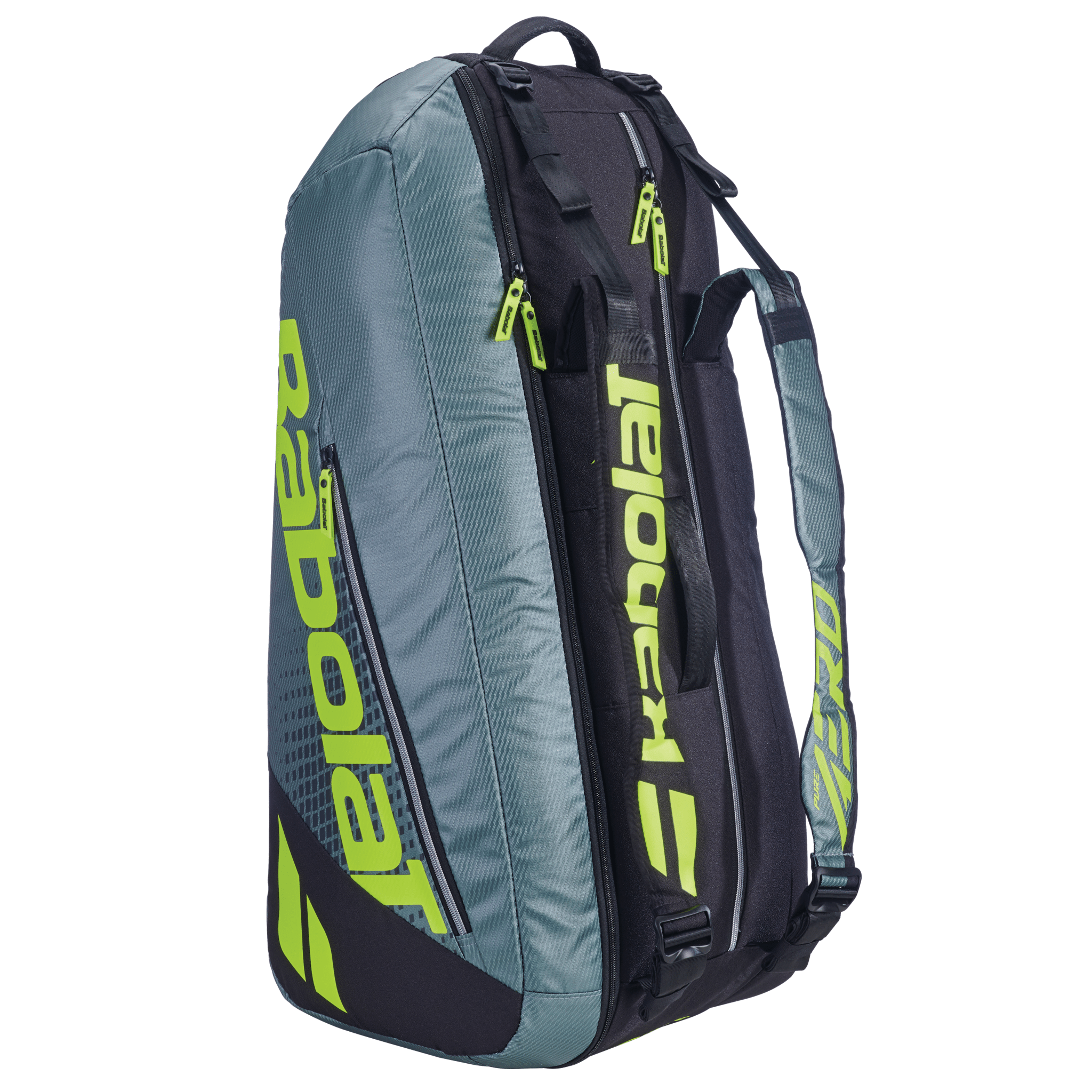 Babolat RH6 Racquet Bag (6pcs) (Grey/ Yellow) - 2G SPORTS