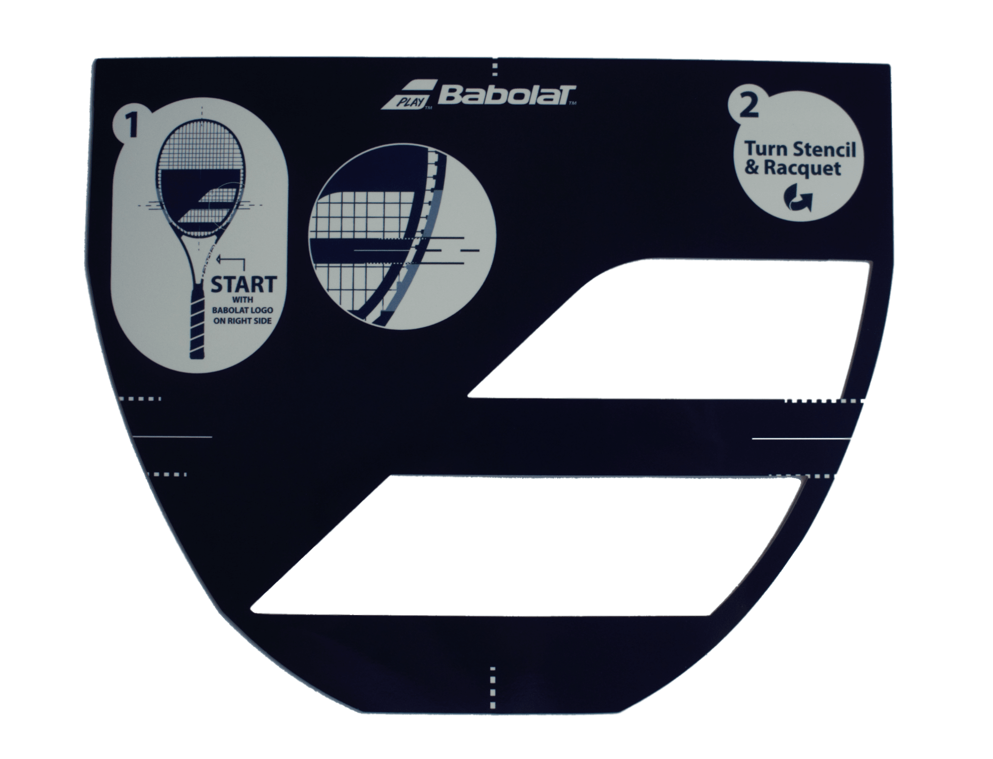 Babolat Tennis Stencil Card - 2G SPORTS