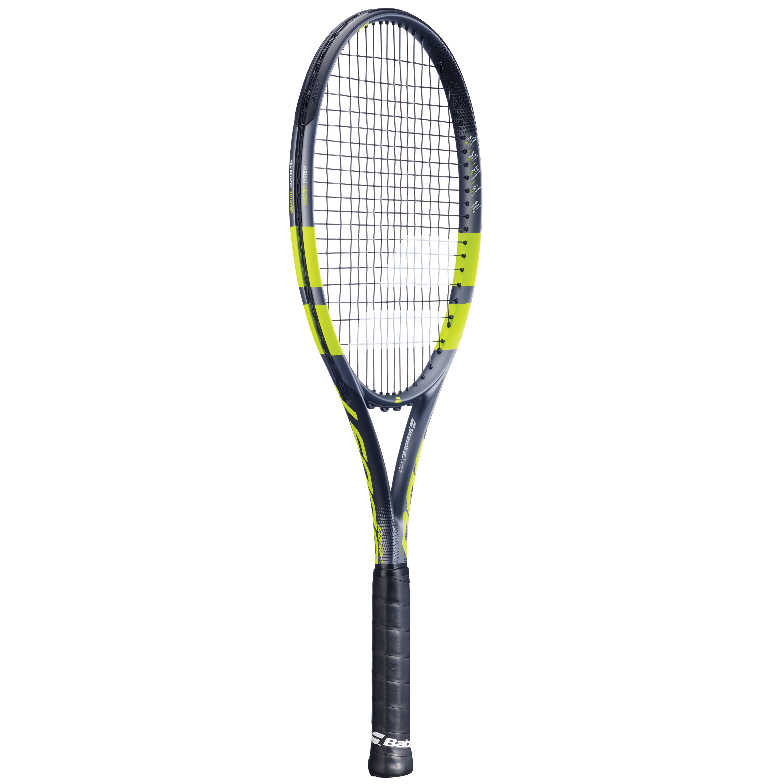 Babolat Boost Aero 2026 Tennis Racquet 260g Grey/ Yellow (Ready to Go)