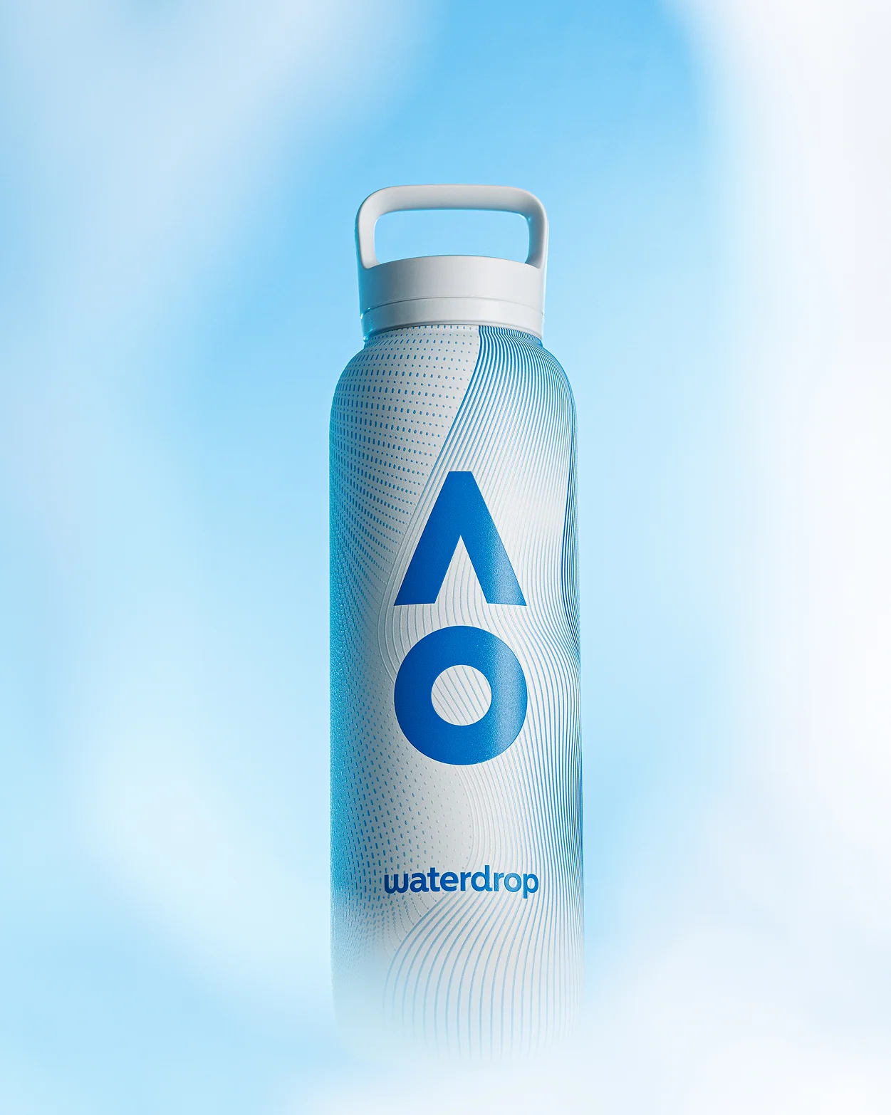 Waterdrop® Australian Open Official Player Bottle 2027 1L (White)