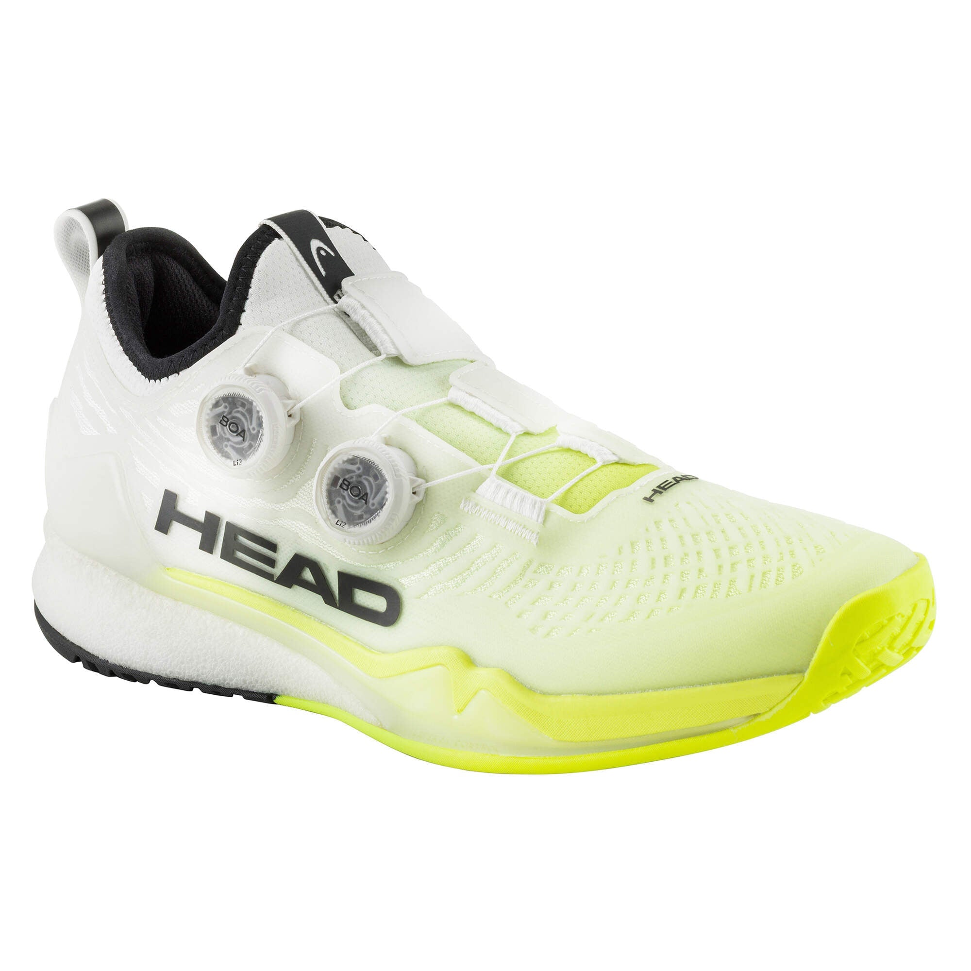 Head Endure Pro BOA All-Court Tennis Shoes (White/ Yellow) MEN'S (Clearance) - 2G SPORTS