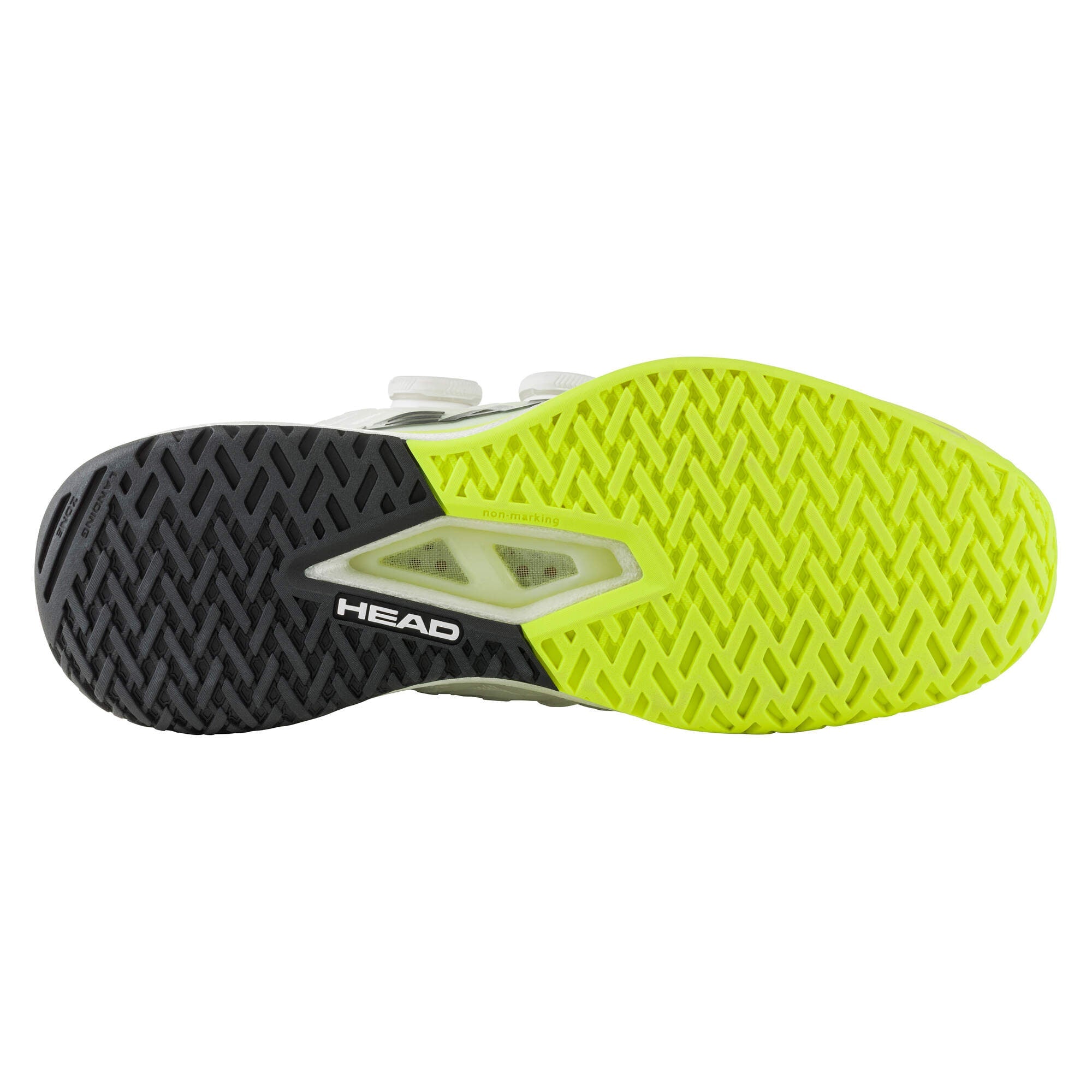 Head Endure Pro BOA All-Court Tennis Shoes (White/ Yellow) MEN'S (Clearance) - 2G SPORTS