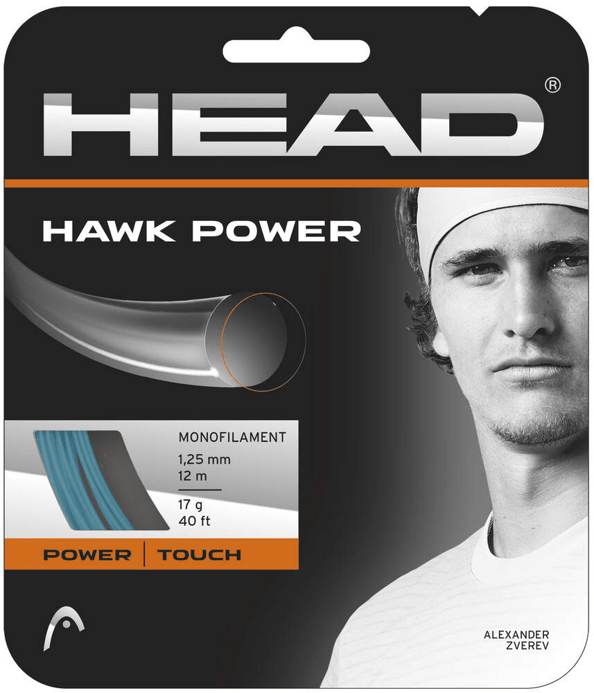 Head Hawk Power 1.25 Tennis String Single Pack - 2G SPORTS