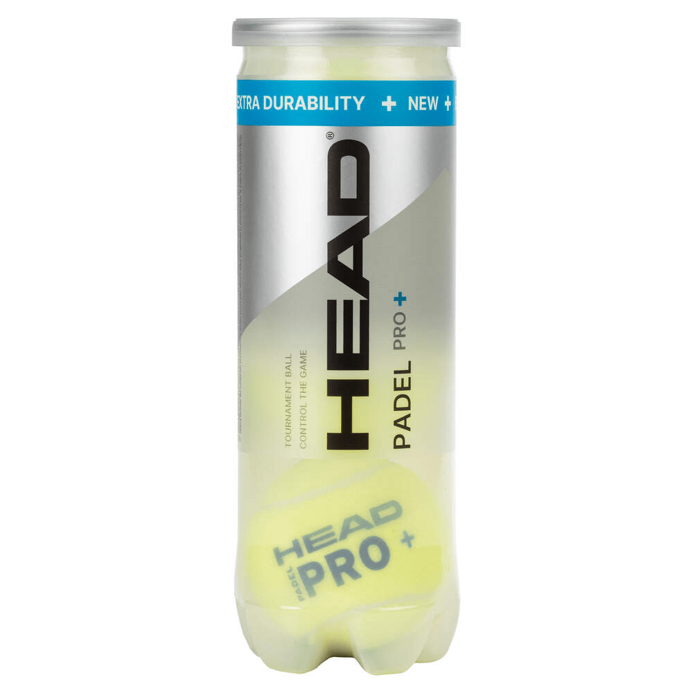 Head Padel Pro+ 3 Ball Can Padel Balls - 2G SPORTS